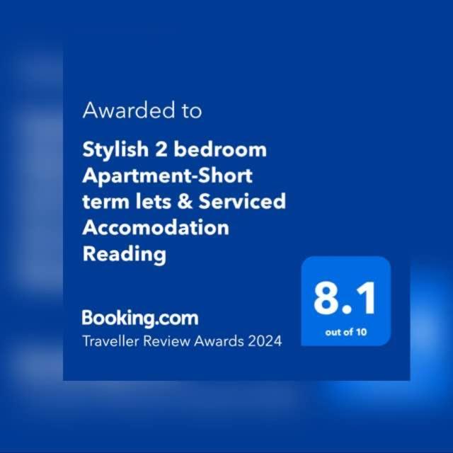 Stylish 2 Bedroom Apartment-Short Term Lets & Serviced Accomodation Ридинг Экстерьер фото